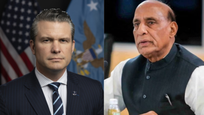 Rajnath Singh speaks to US defence secretary Pete Hegseth; reviews defence ties, thanks US for anti-terror support | India News