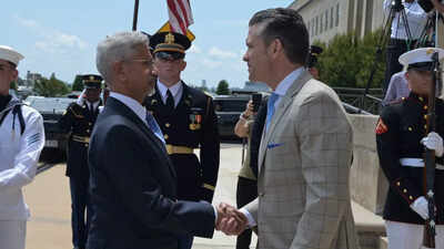 India-US relations: Jaishankar meets Hegseth in Pentagon; calls defence ties ‘consequential pillar’ | India News