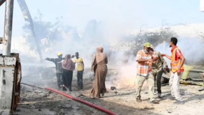 An African Union military helicopter crashes in Somalia’s capital, killing at least 3