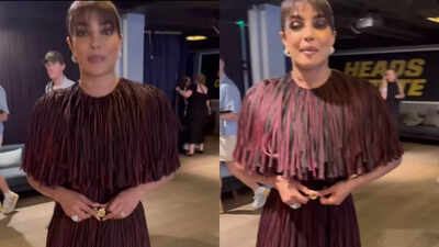 ‘My belt falls off on stage in front of everyone’: Priyanka Chopra reveals the unnoticed inconveniences of being an actress as she promotes ‘Heads Of State’ | Hindi Movie News