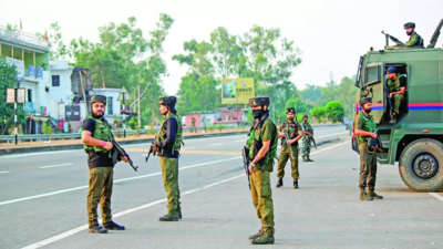 Operation Chhatru: Encounter between security forces and terrorists in J&K; gunfight under way | India News
