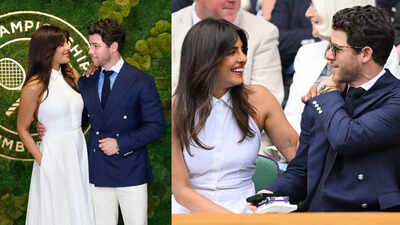 Priyanka Chopra brings summer glam to Wimbledon 2025, Nick Jonas right by her side |