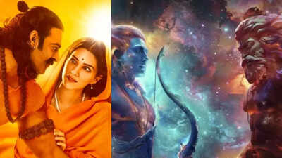 Netizens troll ‘Adipurush’ makers for dropping a song from the Prabhas starrer as first look of Ranbir Kapoor starrer ‘Ramayana’ first glimpse is out: ‘Why do they want to remind people?’ | Hindi Movie News