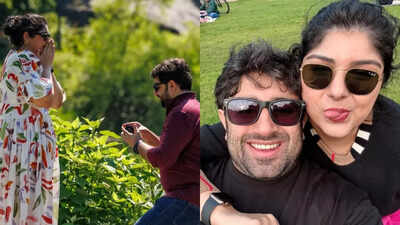 Anshula Kapoor gets engaged to Rohan Thakkar: All about her fiancé who works with Karan Johar, has a degree from New York Film Academy and a million-dollar net worth | Hindi Movie News