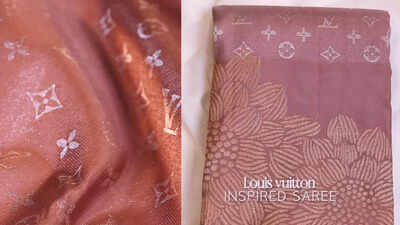 After Prada’s Kolhapuri slip-up, South Indian saree shop responds with viral ‘Louis Vuitton’ Kanchipuram saree |