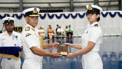 First woman fighter pilot in Navy: Sub Lt Aastha Poonia marks milestone in Indian Naval Aviation; receives ‘Wings of Gold’ with Lt Atul Kumar Dhull | India News