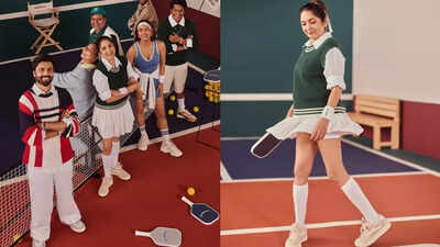 Panchayat Season 4 cast drops pickleball photoshoot; Neena Gupta’s style game leaves internet jaw-dropped | Hindi Movie News