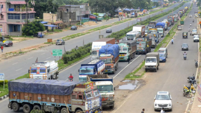 Relief for commercial vehicles: Up to 50% reduction in toll for elevated sections on NHs | India News