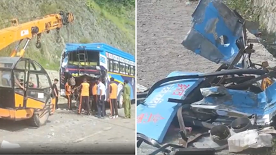 J&K: 36 Amarnath pilgrims injured as five buses collide in Ramban; 10 discharged | India News