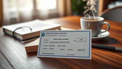 IOB LBO admit card 2025 released for July 12 exam at iob.in; download here