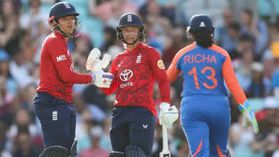 9 wickets in 25 balls! England women suffer massive collapse, still beat India | Cricket News