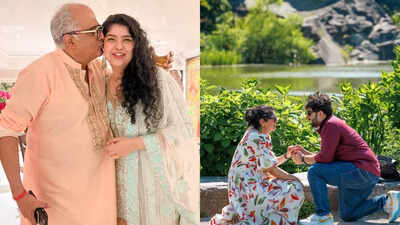 Anshula Kapoor’s father Boney Kapoor ‘waiting anxiously’ for her to return home after engagement to longtime beau Rohan Thakkar: ‘Celebrate the engagement in your hometown’ | Hindi Movie News