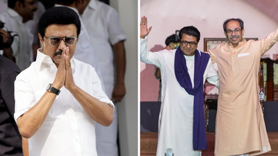 ‘Come, let us unite’: MK Stalin hails Thackeray brothers’ anti-Hindi powerplay; vows to ‘teach BJP a lesson’ | India News