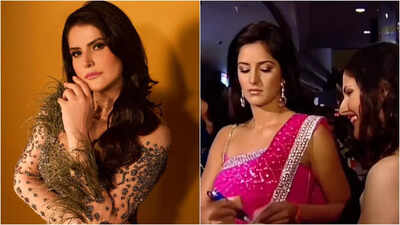 Zareen Khan shares old video of getting Katrina Kaif’s autograph at Race premiere, recalls being a fangirl: ‘Never imagined I’d one day be in the film industry’ | Hindi Movie News