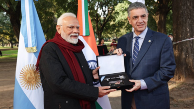 Argentina visit: PM Modi receives ‘key to city of Buenos Aires’; symbolic gesture of friendship, mutual trust | India News