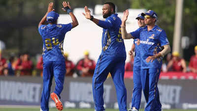 MLC 2025: All-round Kieron Pollard helps MI New York beat LAKR by 6 runs; stay in hunt for playoffs | Cricket News