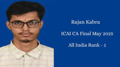 Who is Rajan Kabra? CA Final AIR 1 Topped Inter & Foundation |