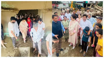 Kangana Ranaut visits flood-affected areas in Himachal Pradesh, promises to brief Prime Minister Narendra Modi |