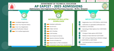 AP EAMCET counselling 2025 registration window opens: Check direct link and other details to apply here