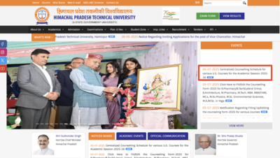 HPCET counselling 2025 schedule released UG programmes at himtu.ac.in: Check course-wise dates here