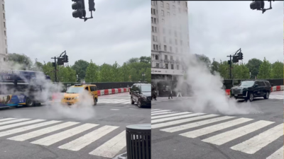 ‘America’s stinkiest city’: Smoke-filled NYC streets leave Indian vlogger stunned – video
