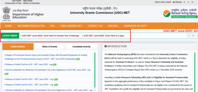 UGC NET June 2025 answer key objection window closing today: Check direct link to raise challenges
