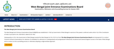 WBJEE result expected date and time: Check details here