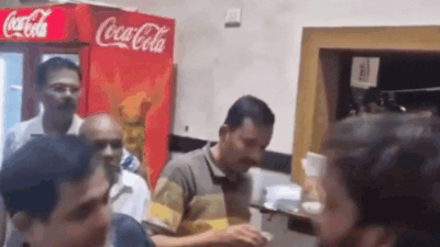 ‘No regrets’: Shiv Sena MLA Sanjay Gaikwad thrashes canteen worker over alleged poor food quality; watch video | India News