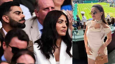 Did Virat Kohli and Avneet Kaur attend Wimbledon on same day? Netizens speculate reason for Anushka Sharma’s ‘tense’ mood | Hindi Movie News