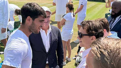 ‘He could beat me’: Carlos Alcaraz sets up glittery clash against Hollywood star Tom Holland – watch | Tennis News