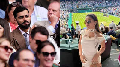 Coincidence? Virat Kohli, Anushka Sharma and Avneet Kaur at the same Wimbledon match – internet can’t keep calm | Cricket News