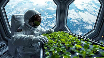 Space farming: Shubhanshu Shukla grows methi, moong on ISS; calls it ‘exciting and joyful work’ | India News