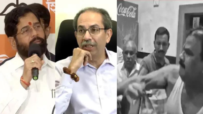 Sena MLA Sanjay Gaikwad slap row: Uddhav Thackeray claims ‘conspiracy’ to defame CM Devendra Fadnavis; Eknath Shinde says ‘beating someone is not right’ | India News