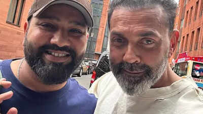 ‘Rooting for our team’: Bobby Deol catches up with Rohit Sharma, cheers India for Lord’s Test | Cricket News