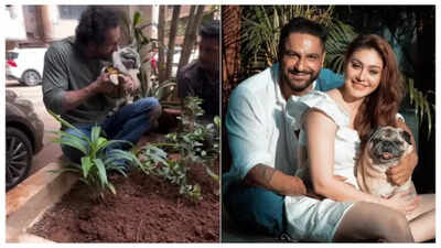 Parag Tyagi plants trees in the memory of his Late wife, Shefali Jariwala: ‘Pari always wanted to give back the love the world has showered on her’ |