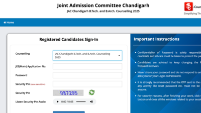 JAC Chandigarh announces round 1 seat allotment result for BTech admissions 2025: Check direct link here