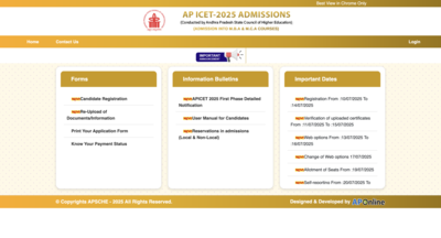 AP ICET counselling 2025 registration begins for Phase 1: Check direct link to apply here