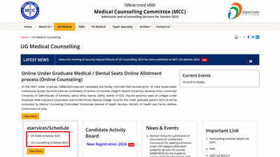 NEET UG 2025 counselling schedule released, registrations open from 21 July
