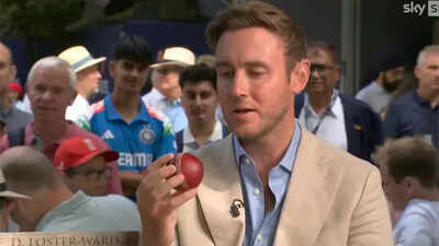 IND vs ENG 3rd Test: ‘I’d play rugby with that’ – Stuart Broad ridicules Dukes ball as shape controversy erupts at Lord’s | Cricket News