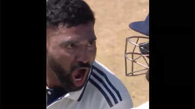 Watch: Fired-up Mohammed Siraj gives Ben Duckett an in-your-face send-off as tensions boil over at Lord’s | Cricket News