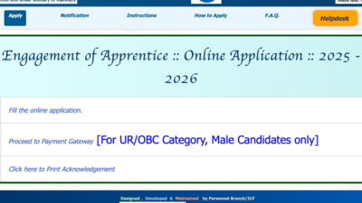 ICF apprentice recruitment 2025: Applications open for over 1000 posts; check direct link, eligibility and key details
