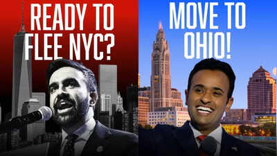 Times Square ad war: Vivek Ramaswamy fights Zohran Mamdani but says don’t attack his ethnicity