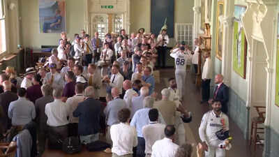 IND vs ENG: India and England players receive standing ovation in Lord’s Long Room – Watch | Cricket News