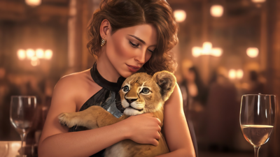 ‘Exploitation, not entertainment’: Chinese restaurant under fire for offering lion cub cuddles to diners; PETA says animals are not toys