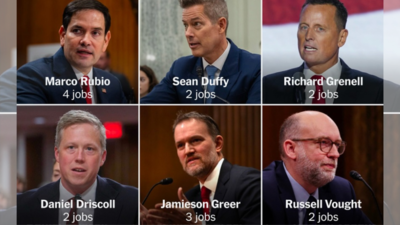 MAGA multitaskers: Who are the Trump officials with multiple jobs? Meet the six bigwigs running the show