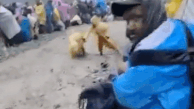 Watch: Amarnath pilgrims washed downhill as heavy rainfalls cause landslides – yatra suspended | India News