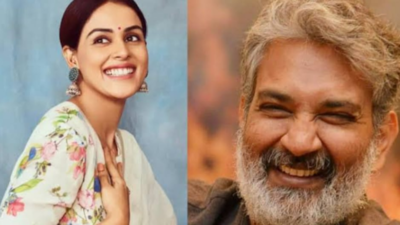 Genelia Deshmukh returns to Telugu cinema: SS Rajamouli calls Genelia ‘Frozen in Time’ during reunion |