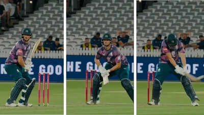 Reverse switch slap or reverse switch pull? Middlesex batter plays a wild shot – Watch video | Cricket News
