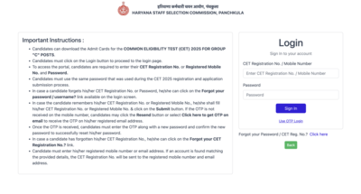 HSSC CET admit card 2025 released at hryssc.in: Check direct link and exam day guidelines here