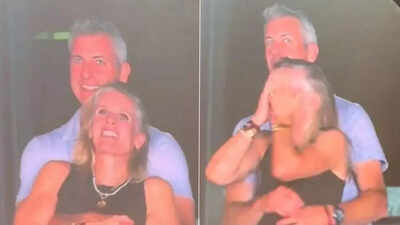 ‘Something I can turn to, somebody I can kiss’: Astronomer CEO, HR head spotted kissing at Coldplay concert; Andy Byron sent on leave